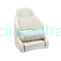 Laivo sėdynė su atlenkiama priekine dalimi baltos sp.